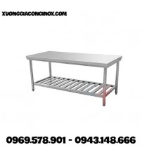Bàn Inox có 1 giá nan dưới BI-06