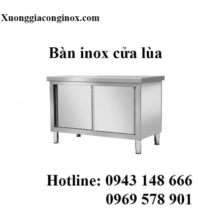 BÀN INOX CỬA LÙA - CỬA TRƯỢT