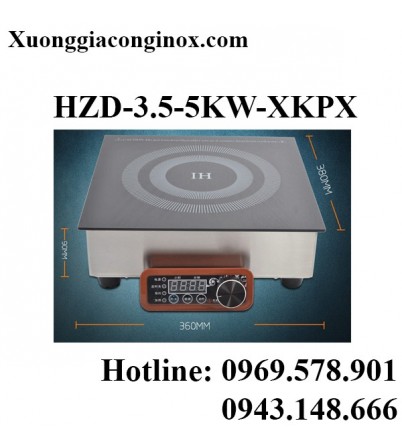 Bếp từ công nghiệp  lắp âm 3.5-5KW HZD-3.5-5KW-XKPX