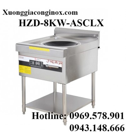 Bếp từ công nghiệp lõm có giá kệ có hẹn giờ 8-12-15KW HZD-8KW-ASCLX